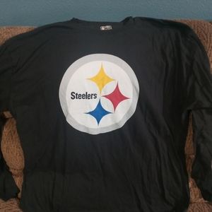 Mens 2xl Pittsburgh Steelers Long Sleeve Shirt